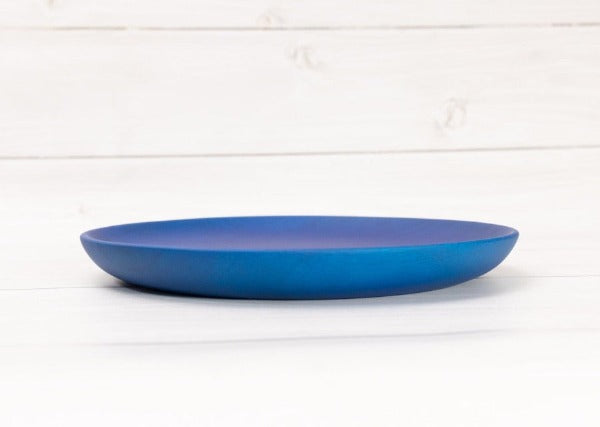 漆器久太郎 皿 | Kyutarou BLUE 両面まる皿