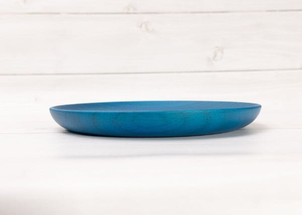 漆器久太郎 皿 | Kyutarou BLUE 両面まる皿